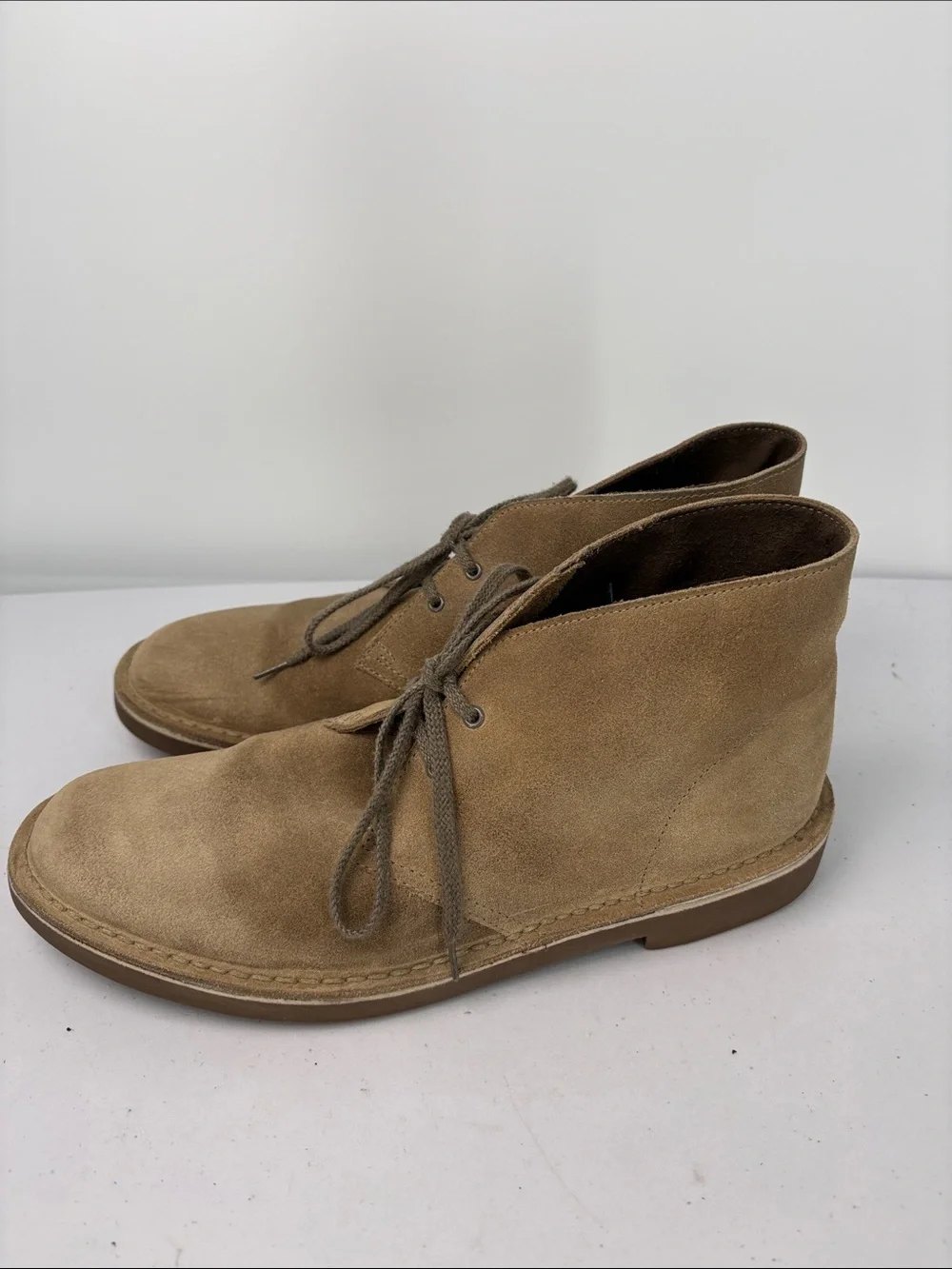 👞👞 Clarks Suede Chukka desert Boots in Light Brown
